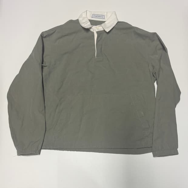 라퍼지스토어 코튼 카라 텐셀 럭비 맨투맨 M