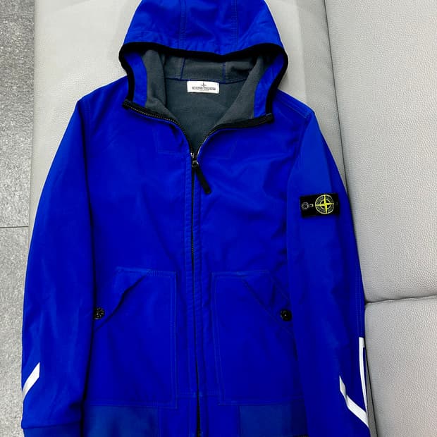 스톤아일랜드 패치 후드 집업자켓(14세/성인55가능)