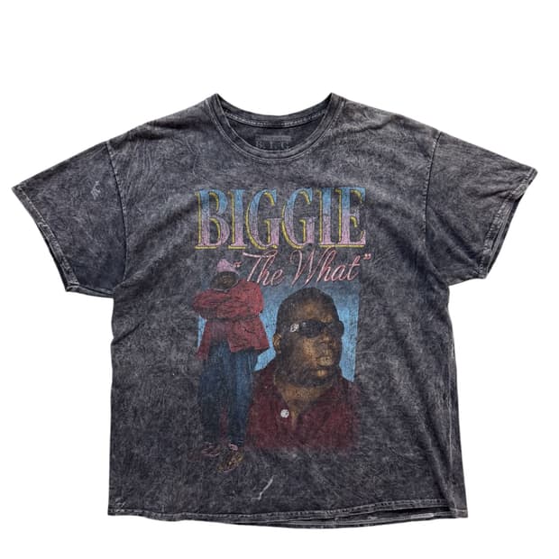 the notorious B.I.G  비기 프린팅 티셔츠