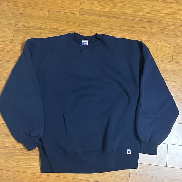 (usa)러셀 스웻셔츠  네이비 90s