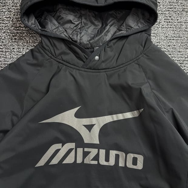 미즈노 빅로고 피스테 빅로고 후디 웜업 점퍼 패딩 2108