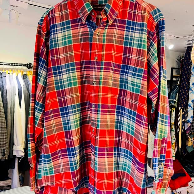 챕스 랄프로렌 체크 셔츠