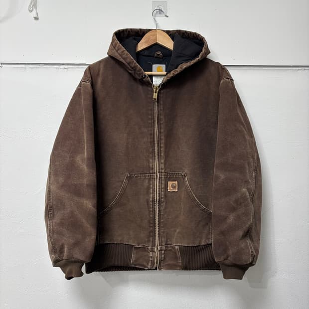 칼하트 J130 브라운 덕액티브 자켓