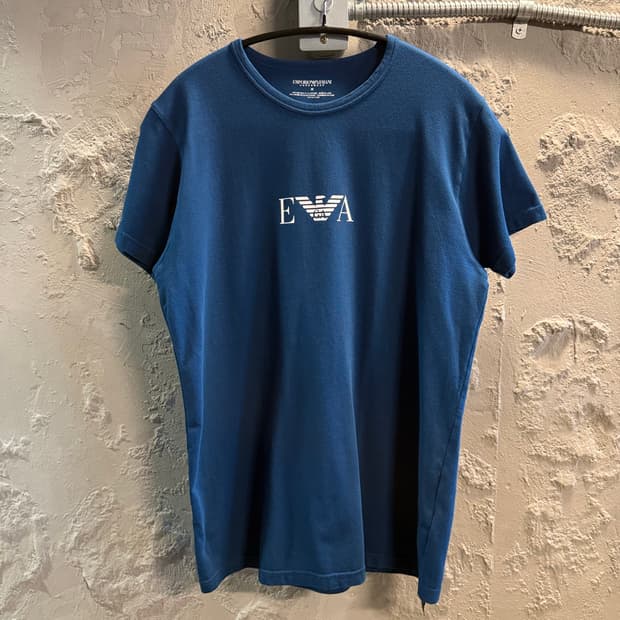 M 엠포리오 아르마니 EMPORIO ARMANI 티셔츠 블루