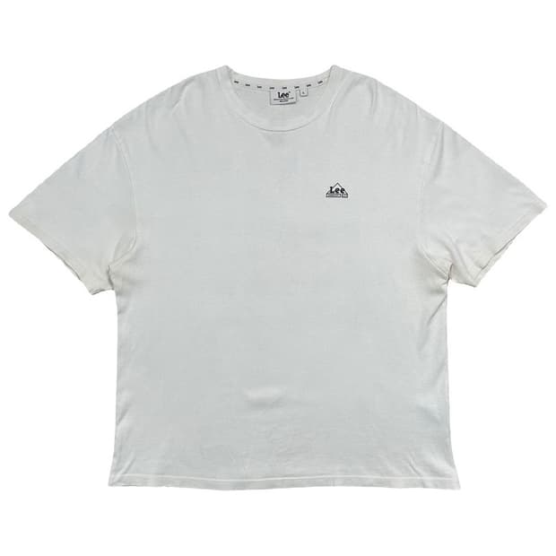 LEE 반팔티 화이트 L