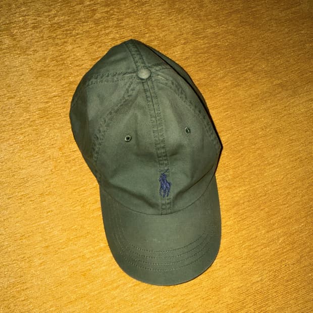 폴로 모자 그린