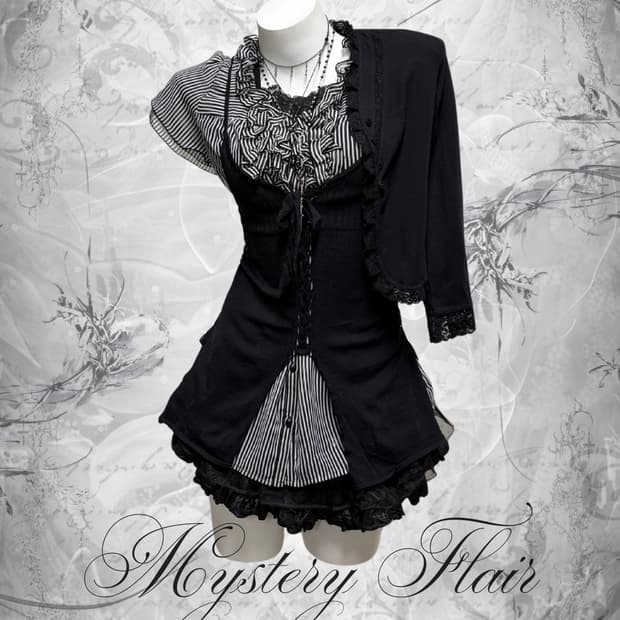 공겜여주 로맨틱 고스 코디세트 4pcs