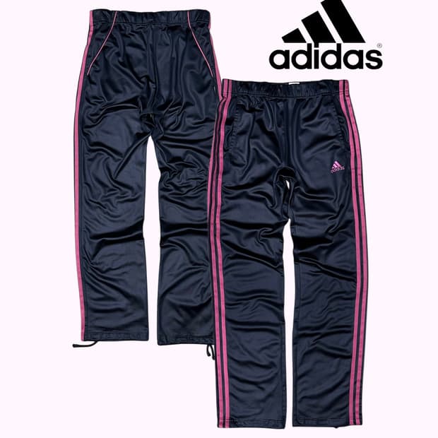 navy purple stripe trainning pants