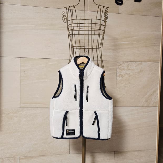 [120] 내셔널지오그래픽 아동 플리스 패딩 조끼