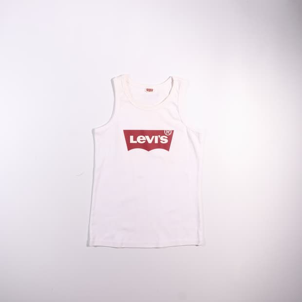 리바이스 헤비코튼 크롭 슬리브리스 B701