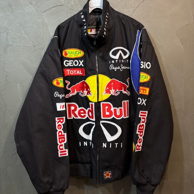 [XL] RED BULL 레드불 올드스쿨 레이싱 자켓