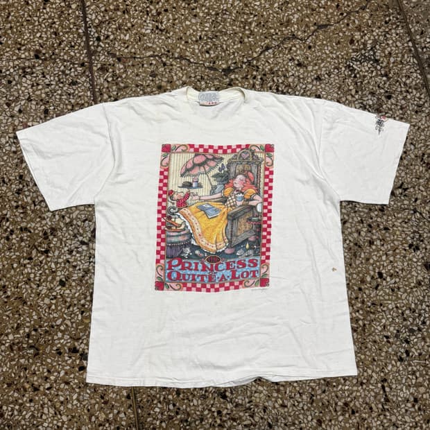 [XL] 90s Pricess Of Quite A Lot 프린트 티셔츠