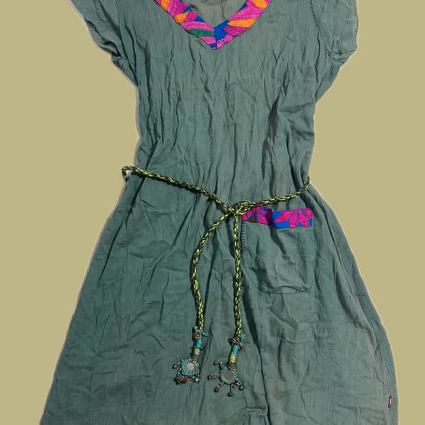 빈티지 그루비 그루피 에스닉 히피 원피스