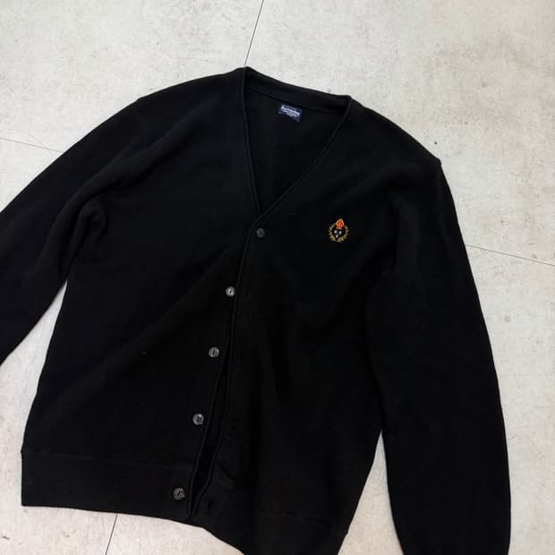 헤리티지플로스 가디건 M 사이즈   타스마니아 울 그리고 캐시미어 블렌드