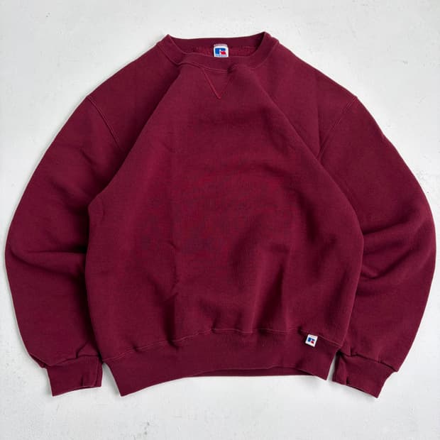 90s Russell Sweatshirt (burgundy)