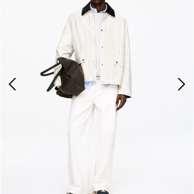 아르켓 왁스 나일론 코튼 자켓 xl 새상품