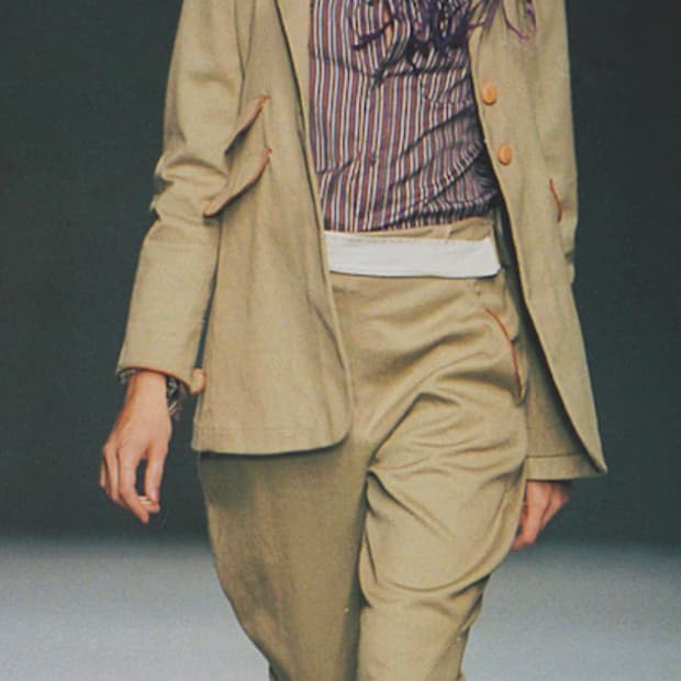 miumiu 2004ssarchive leather piping coat
