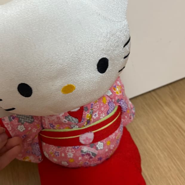 고전 헬로키티 기모노 인형