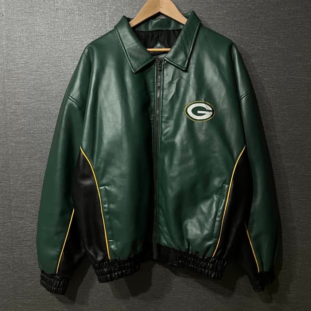 NFL GREENBAY PACKERS 레더자켓