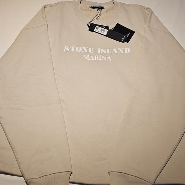 스톤아일랜드 마리나 크루넥 스웨트셔츠 (새 상품)