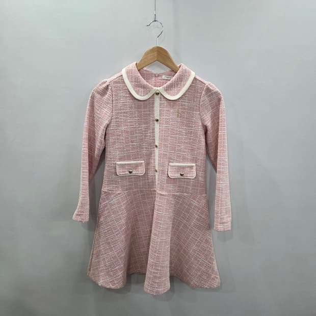 헤지스 여아 트위드 원피스 150/13 