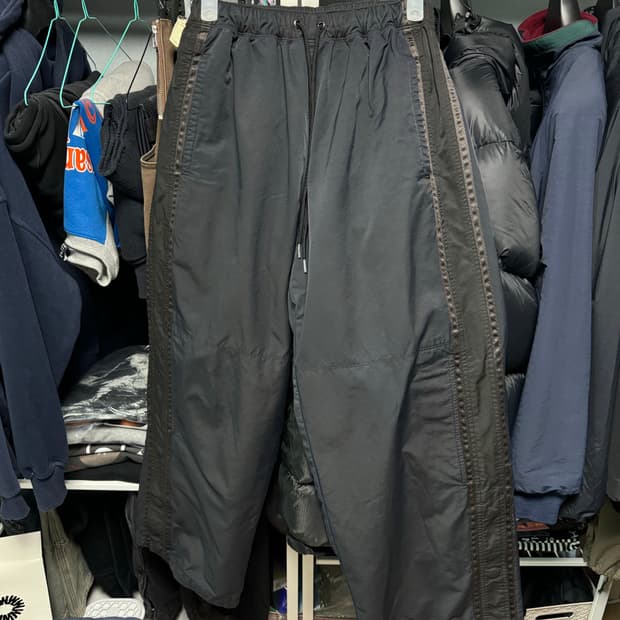 폴리테루 유즈드 트랙팬츠 다크네이비 