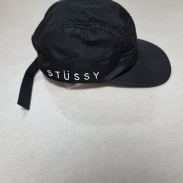 스투시 블랙 캠프캡