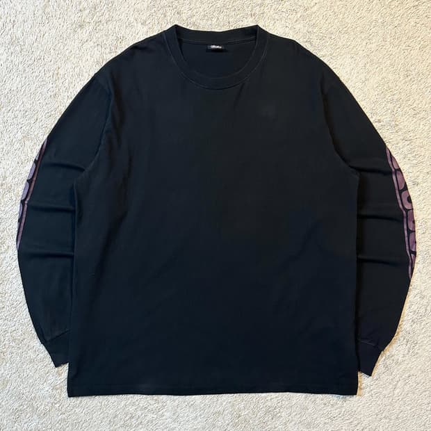 희귀) 스투시 STUSSY 필 롱슬리브 긴팔 블랙