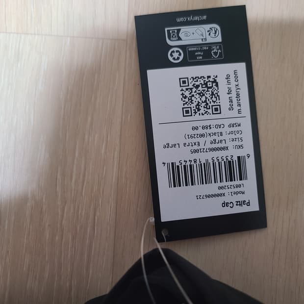 아크테릭스 팔츠 모자 