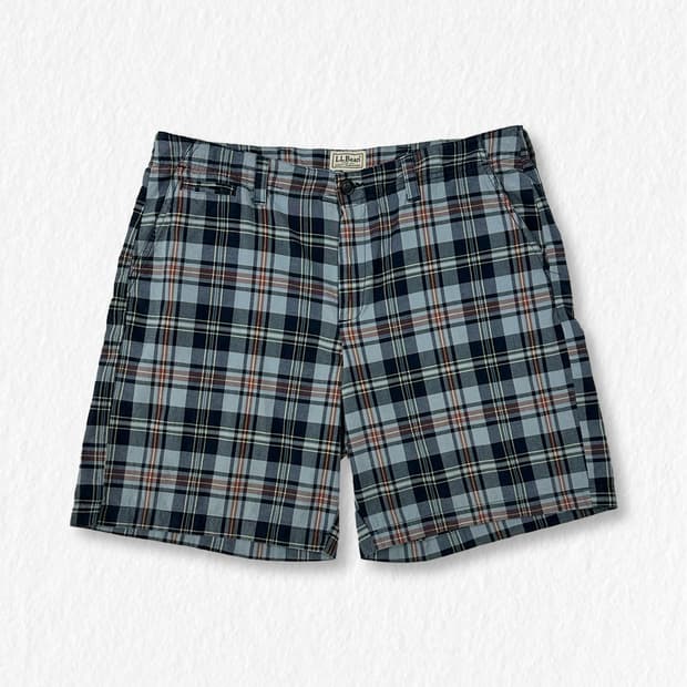 LLBEAN 아메카지 체크 쇼츠