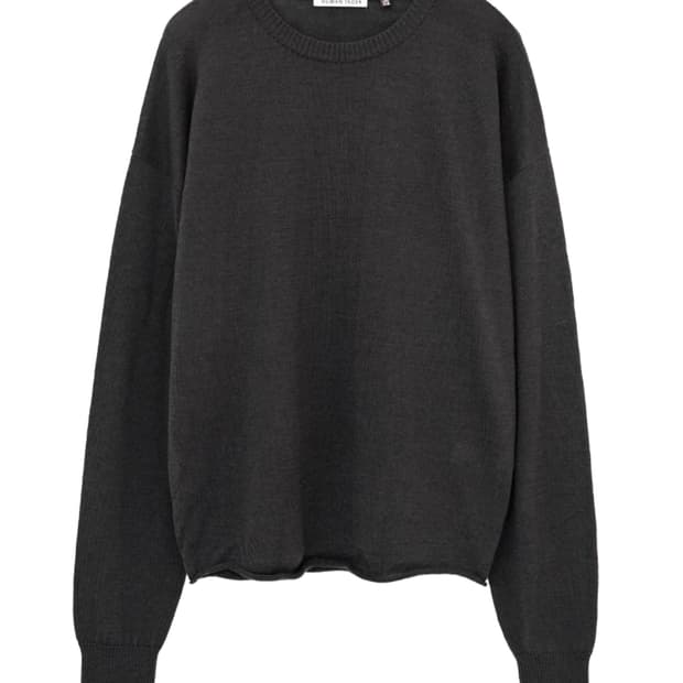 (2) 폴리테루 휴먼인덱스 휴먼 루즈드 니트 002 그레이