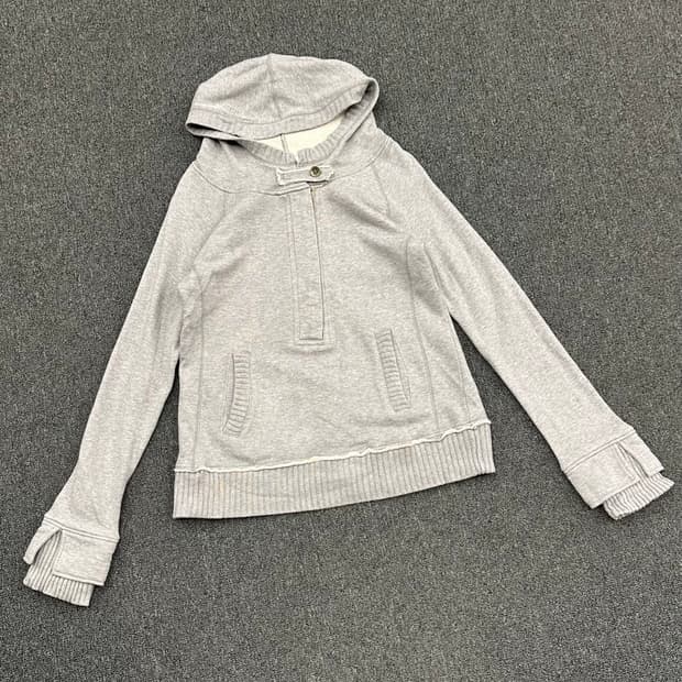 L)Japanese vintage 여성 y2k 그레이 후드집업