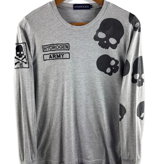하이드로겐 스컬 프린팅 롱슬리브2858