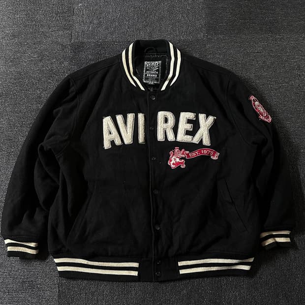 AVIREX 아비렉스 바시티 자켓 EST 1975
