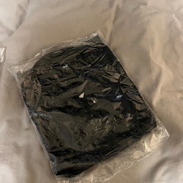 유니클로 옥스포드 셔츠 검정 M 새제품