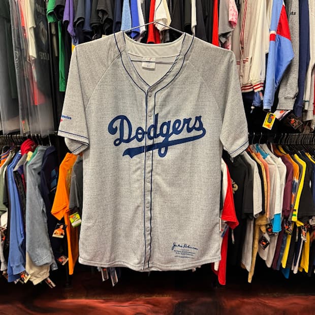 2015년 빈티지 Dodgers Jackie Robinson 야구 져지