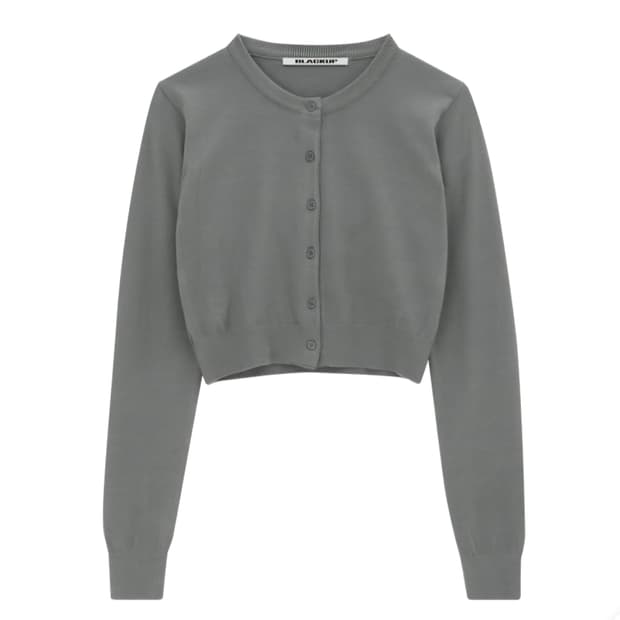 블랙업 보델리 크롭 니트 가디건