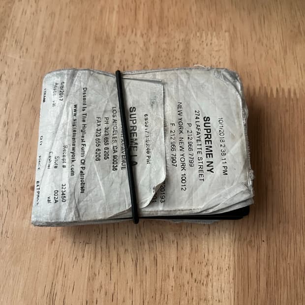 마르지엘라 mm6 슈프림 월렛 지갑