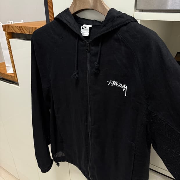 나이키 x 스투시 리넨 쉘 자켓 블랙 M사이즈 판매합니다 !