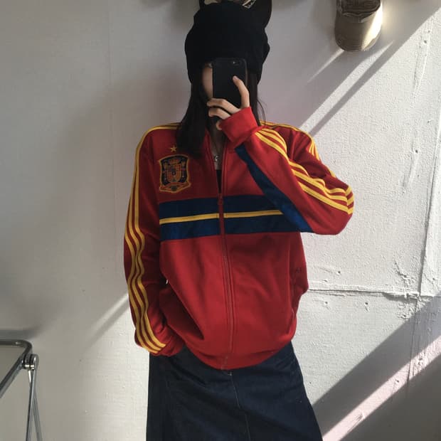 아디다스 스페인 트랙탑 집업