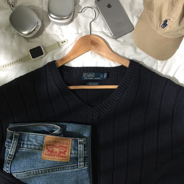 (MAN) 폴로랄프로렌 니트 스웨터 XXL 