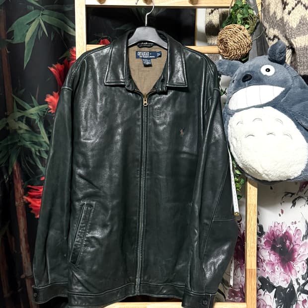 폴로랄프로렌 램스킨 가죽 자켓