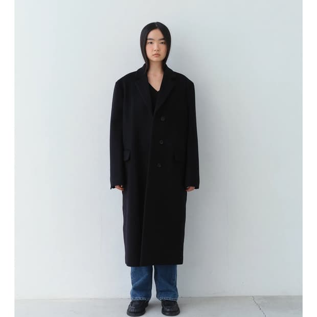 레터 메그 캐시미어 롱 코트
