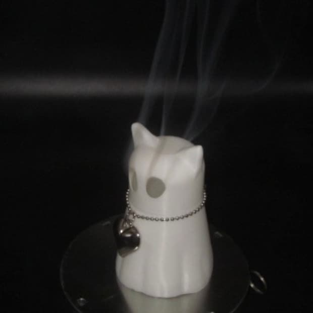 고스트캣 인센스 홀더 Ghost Cat Incense Holder 👻