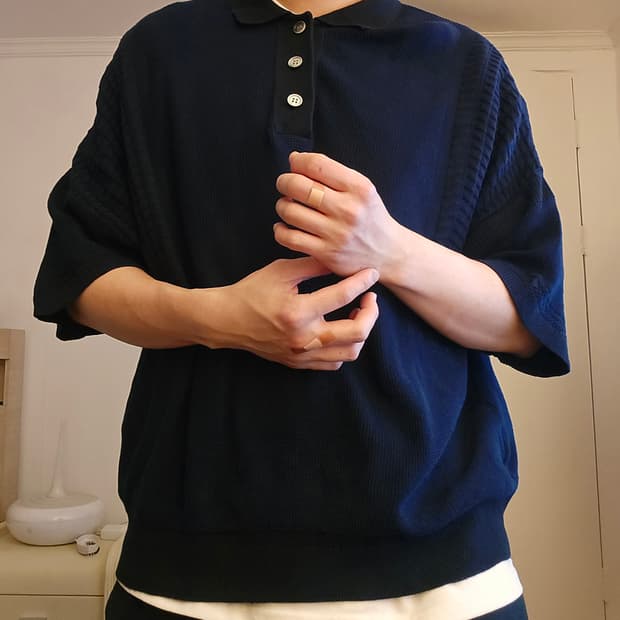 Yashiki hyoka Knit polo