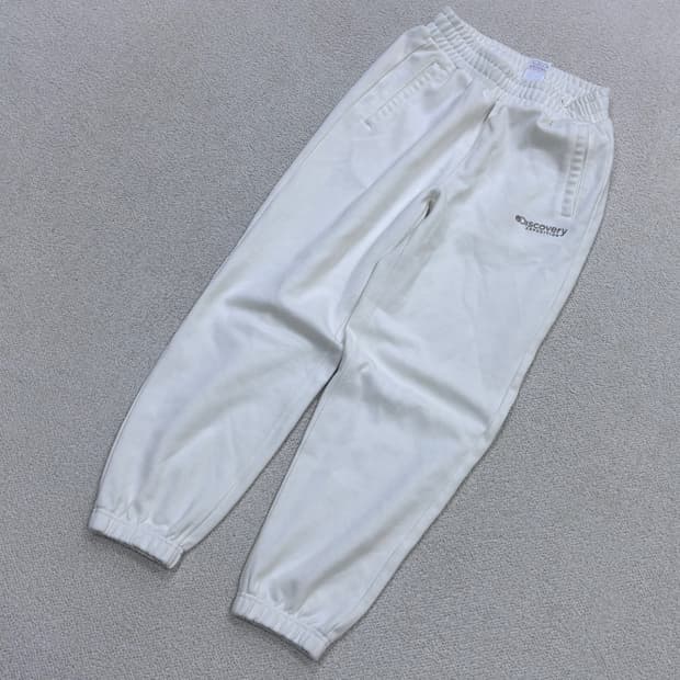 25(64) 디스커버리 화이트 조거팬츠 0406E