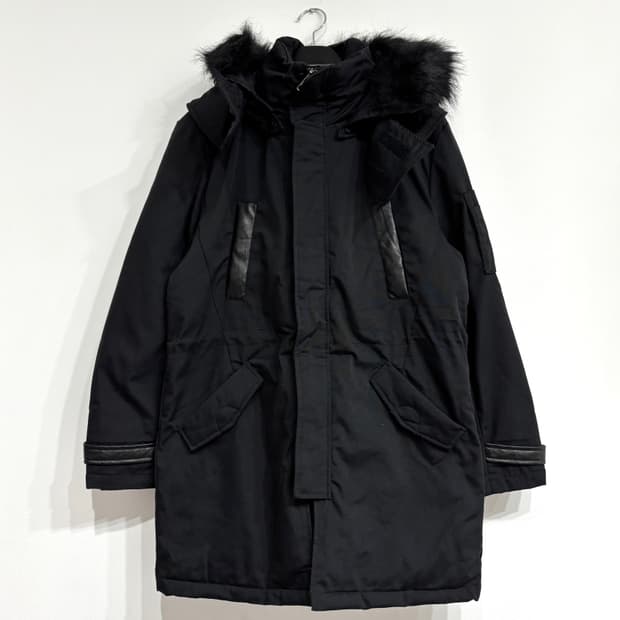 [새상품] 퍼 후드 패딩