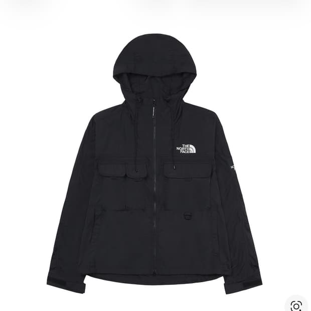 노스페이스 화이트 라벨 쉘던 자켓 블랙 바람막이 L