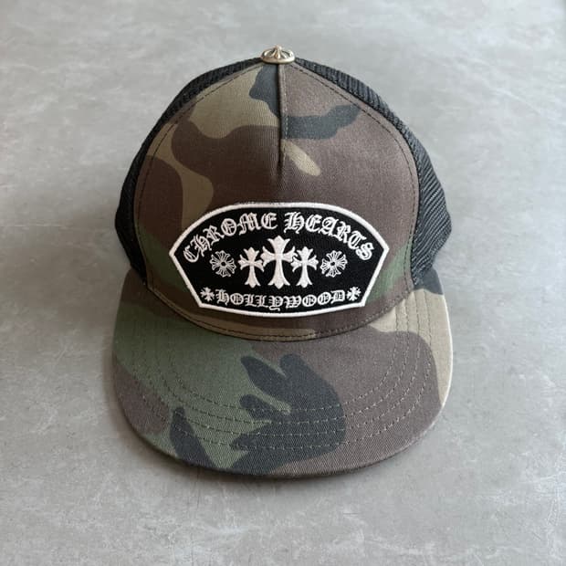크롬하츠 킹타코 카모 메쉬 트러커 햇 모자