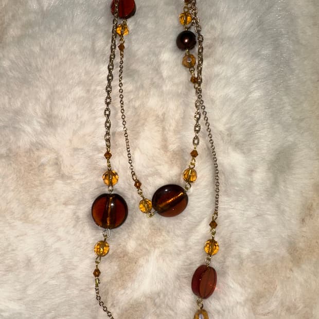 오리엔탈 고스펑크 레이어드 목걸이